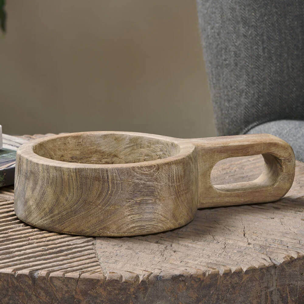 Nkuku Okara Reclaimed Wood Traditional Storage Pot